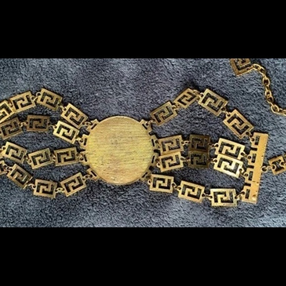 VERSACE FOR H&M GOLD MEDALLION CHOKER NECKLACE H&M CRUISE COLLECTION 2011 BN - Picture 7 of 9